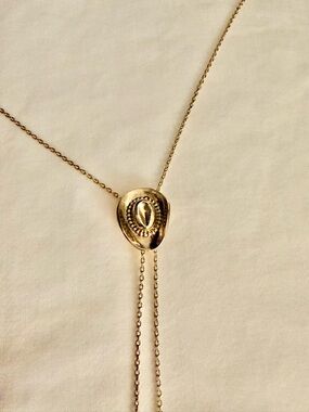 Adjustable Cowboy Hat Lariat Necklace
